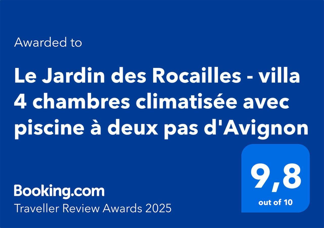 Le Jardin Des Rocailles - Villa 4 Chambres Climatisee Avec Piscine A Deux Pas D'Avignon Villeneuve-les-Avignon Exterior photo